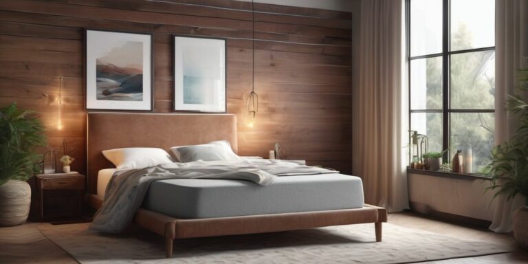 comfortable mattress cushion in cozy bedroom setting